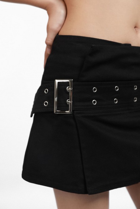 Mini Skirt With Belt | TEN11